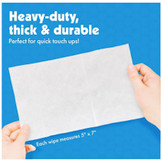 بسته بزرگ دستمال مرطوب حیوانات خانگی پتکین Petkin Mega Wipes 200 عددی روی میز